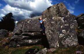 Rowe's Arete V5 6b/c, Black Hill