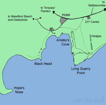 Anstey's Area map